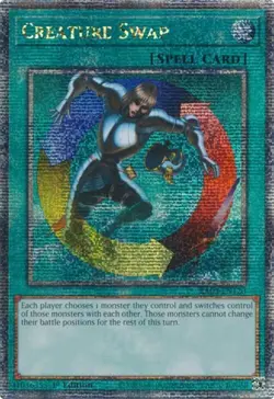 Yugioh! LP Creature Swap - RA03-EN120 - Quarter Century Secret Rare - 1st Editio - Image 1