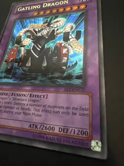 Gatling Dragon FET-EN035 Flaming Eternity Unlimited Edition. Ultra Rare. LP + - Image 3
