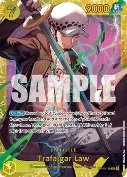 Trafalgar Law (119) (Foil) OP10-119 One Piece NM - Royal Blood - Image 1