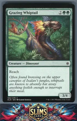 Magic the Gathering MTG Ixalan Grazing Whiptail #190 Buy 2 Get 1 - Image 1