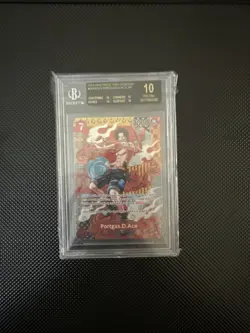 One Piece Portgas.D.Ace OP02-013 SP Two Legends BGS 10 Black Label - Image 1