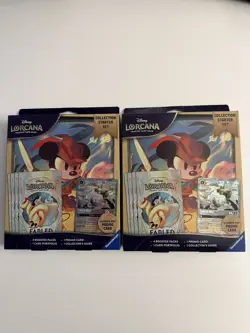 Disney Lorcana Fabled Collection Starter Set Tinkerbell Promo Sealed - Lot of 2 - Image 1