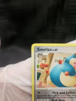 Pokemon Card - Snorlax League Promo Rising Rivals 33/111 Reverse Holo Crosshatch - Image 3