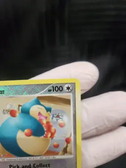 Pokemon Card - Snorlax League Promo Rising Rivals 33/111 Reverse Holo Crosshatch - Image 4