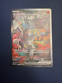 Pokemon TCG Reshiram EX White Flare Special Illustration Rare Card 166/086 - Image 1