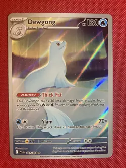 Dewgong 097/094 - Phantasmal Flames Illustration Rare IR Pokemon TCG Card - NM - Image 1