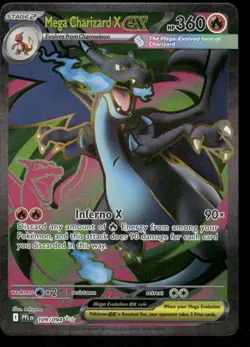 Pokemon Cards Mega Charizard X ex 109/094 Phantasmal Flames Ultra Rare NM - Image 1