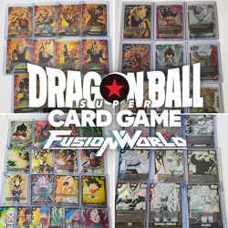 360 HOLO Card Dragon Ball Super Fusion World Lot SCR R SR Leader Alt Art Manga + - Image 1