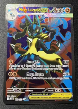 Mega Lucario EX 160/132 Mega Evolution Pokemon Cards - Image 1