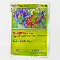 010/132 Meganium : Rare Holo Card : Mega Evolution : Pokemon TCG - Image 1