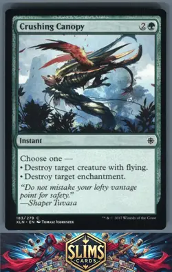 Magic the Gathering MTG Ixalan Crushing Canopy #183 Buy 2 Get 1 - Image 1