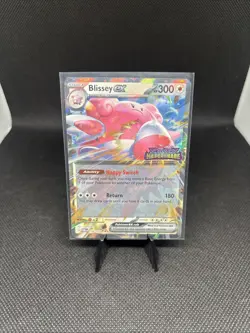 Pokemon TCG Blissey ex 134/167 2024 Twilight Masquerade Stamped Promo Card - LP - Image 1
