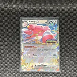 Pokemon TCG Blissey ex 134/167 2024 Twilight Masquerade Stamped Promo Card - LP - Image 5