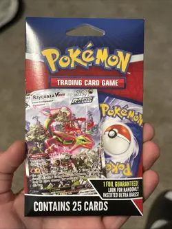 Pokemon Trading Cards Game Mystery Packs 25 Cards, 1 Foil Guaranteed New Sealed - Image 1