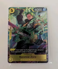 OPTCG One Piece Card Game Roronoa Zoro One Piece Day Dallas (OP07-113) Promo - Image 1