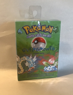 1999 Pokemon trading card game - Overgrown Theme Deck - Factory Sealed - Image 1