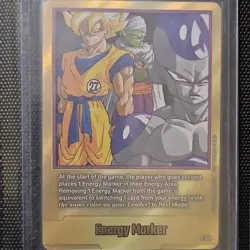 Bandai Dragon Ball Super Card Game Energy Marker Gold Foil E-57 Son Goku - Image 1
