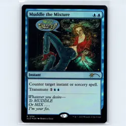 MTG Muddle the Mixture #1254 SLD Secret Lair Drop Series Foil R NM Magic Card - Image 1
