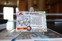 Topps Pokemon Card Magneton #82 Rainbow Holo Blue Label First Print - Image 2
