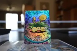 Topps Pokemon Card Exeggutor #103 Rainbow Holo Blue Label First Print - Image 1