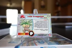 Topps Pokemon Card Exeggutor #103 Rainbow Holo Blue Label First Print - Image 2