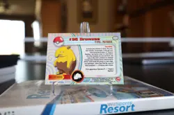 Topps Pokemon Card Drowzee #96 Rainbow Holo Blue Label First Print - Image 2