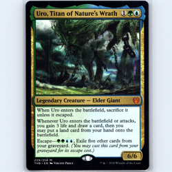 MTG Uro, Titan of Nature's Wrath #229 THB Theros Beyond Normal M NM Magic Card - Image 1
