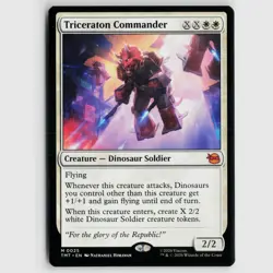 MTG Triceraton Commander 25 Teenage Mutant Ninja Turtles Regular M NM Magic Card - Image 1