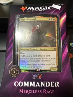 Magic: The Gathering 2019 Commander Deck Merciless Rage, English, Factory Sealed - Image 1