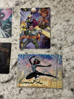MTG Spider-Man 2025 Art Series small lot ALL GOLD SIGNATURES - Image 4