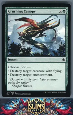 Magic the Gathering MTG Ixalan Crushing Canopy #183 Buy 2 Get 1 - Image 1