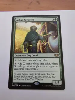 Arbor Adherent - 42 - NM - Commander: Tarkir: Dragonstorm - MTG - Image 1