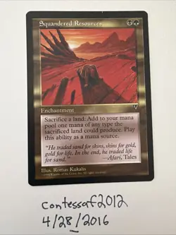 Squandered Resources Visions Regular - Image 1