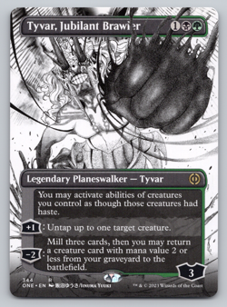 Tyvar, Jubilant Brawler Showcase - Phyrexia: AWBO - MTG - Image 1