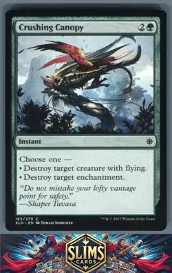 Magic the Gathering MTG Ixalan Crushing Canopy #183 Buy 2 Get 1 - Image 1