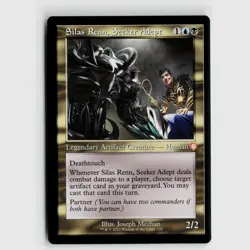 MTG Silas Renn Seeker Adept Retro Frame #129 The Brothers War Regular M NM Magic - Image 1