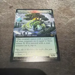 MTG Slumbering Trudge (Extended Art) Secrets of Strixhaven Foil (0341) NM - Image 1