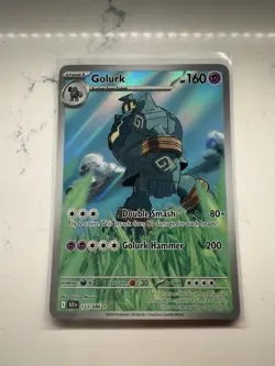Pokemon TCG-Golurk 123/086 Illustration Rare Black Bolt NM/M Pack Fresh - Image 1