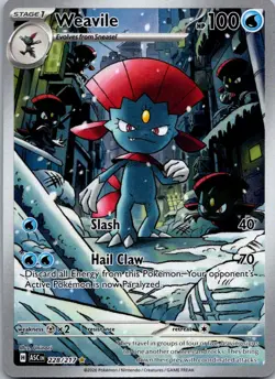 Weavile 228/217 Illustration Rare Ascended Heroes Pokemon Near Mint - Image 1
