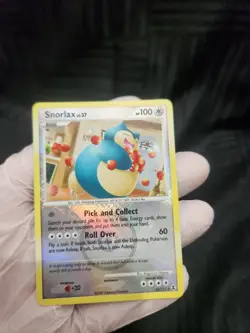 Pokemon Card - Snorlax League Promo Rising Rivals 33/111 Reverse Holo Crosshatch - Image 1