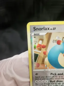 Pokemon Card - Snorlax League Promo Rising Rivals 33/111 Reverse Holo Crosshatch - Image 2