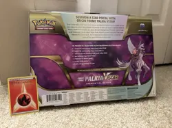 Pokemon TCG Origin Forme Palkia VStar Premium Collection Sword & Shield Pin Box - Image 2