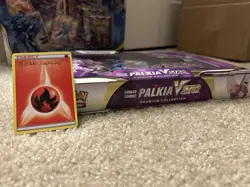 Pokemon TCG Origin Forme Palkia VStar Premium Collection Sword & Shield Pin Box - Image 3