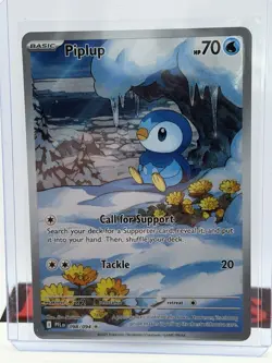 Piplup 098/094 IR Illustration Rare Pokemon TCG Phantasmal Flames English NM - Image 1