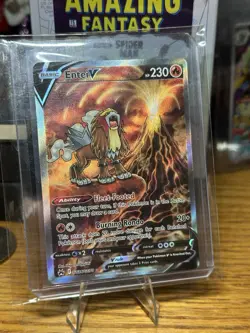 Pokemon Crown Zenith Entei V Full Art Galarian Gallery GG36/GG70 MINT - Image 1
