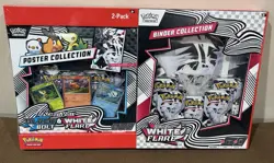 Pokemon Black Bolt and White Flare Binder + Poster Collection Sam's Club Bundles - Image 3