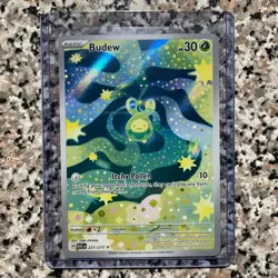Pokemon TCG Budew 221/217 Illustration Rare IR Ascended Heroes NM/M - Image 1