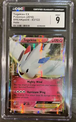 Togekiss EX Pokemon (2016) BREAKpoint - 83/122 Holo CGC 9 - Image 1