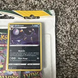 Two Factory Sealed Pokemon TCG Evolving Skies 3-Pack Blister Booster Umbreon - Image 2