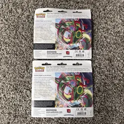 Two Factory Sealed Pokemon TCG Evolving Skies 3-Pack Blister Booster Umbreon - Image 3